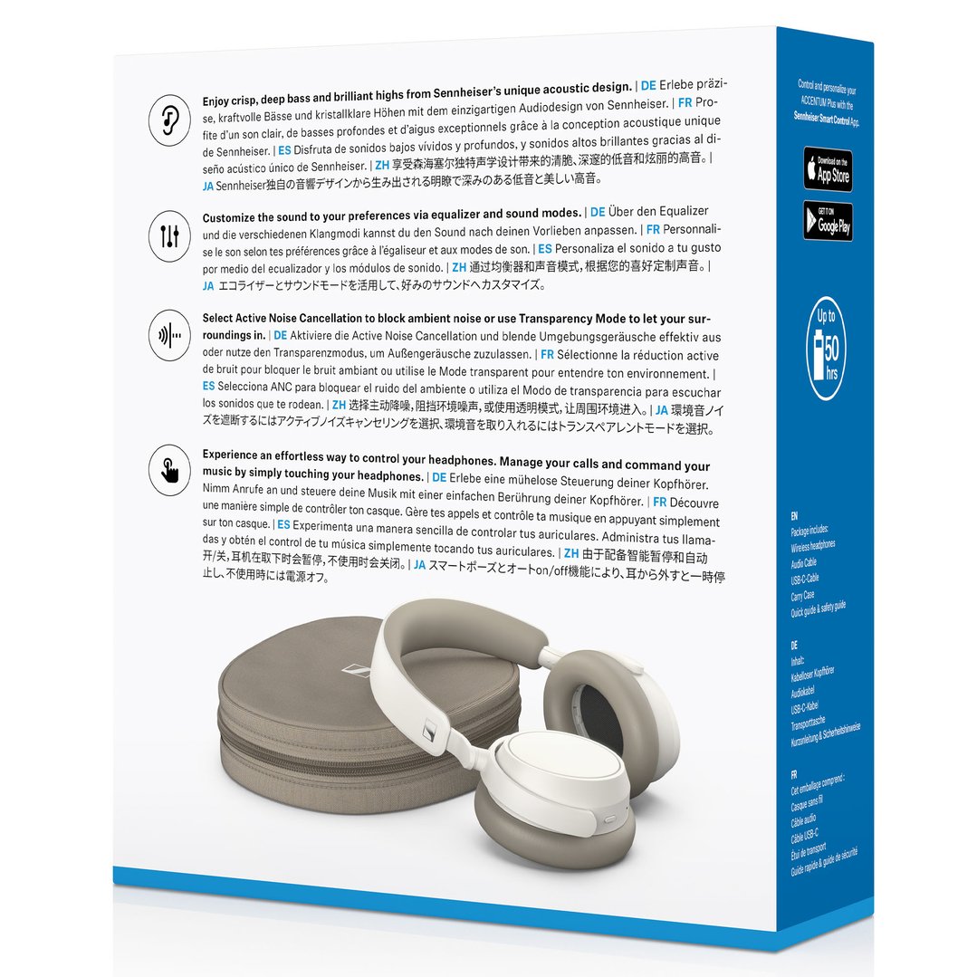 Sennheiser ACCENTUM Plus Wireless White 700177