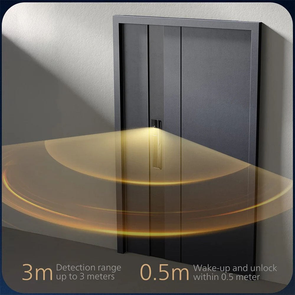 Philips 9000 Series Palm and Face Recognition Smart Lock - Black DDL902-MFVP-11HWS-B