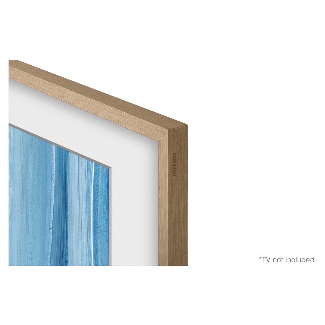 Samsung 65" The Frame Customisable Modern Frame VG-SCFH (2021-2026) Teak - Beige Wood VG-SCFH65TKBXY