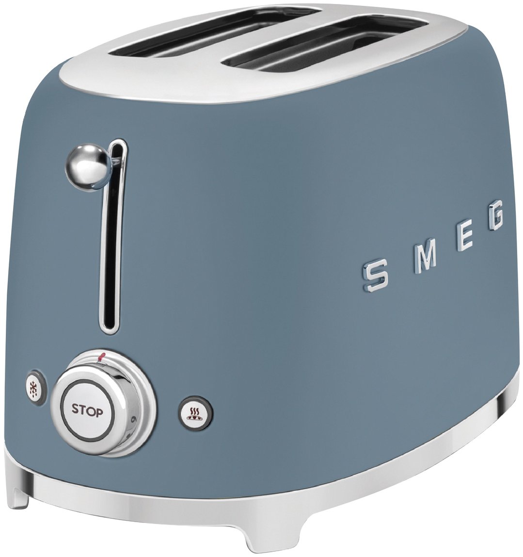 Smeg 50's Style 2 Slice Toaster - Storm Blue TSF01SBMAU