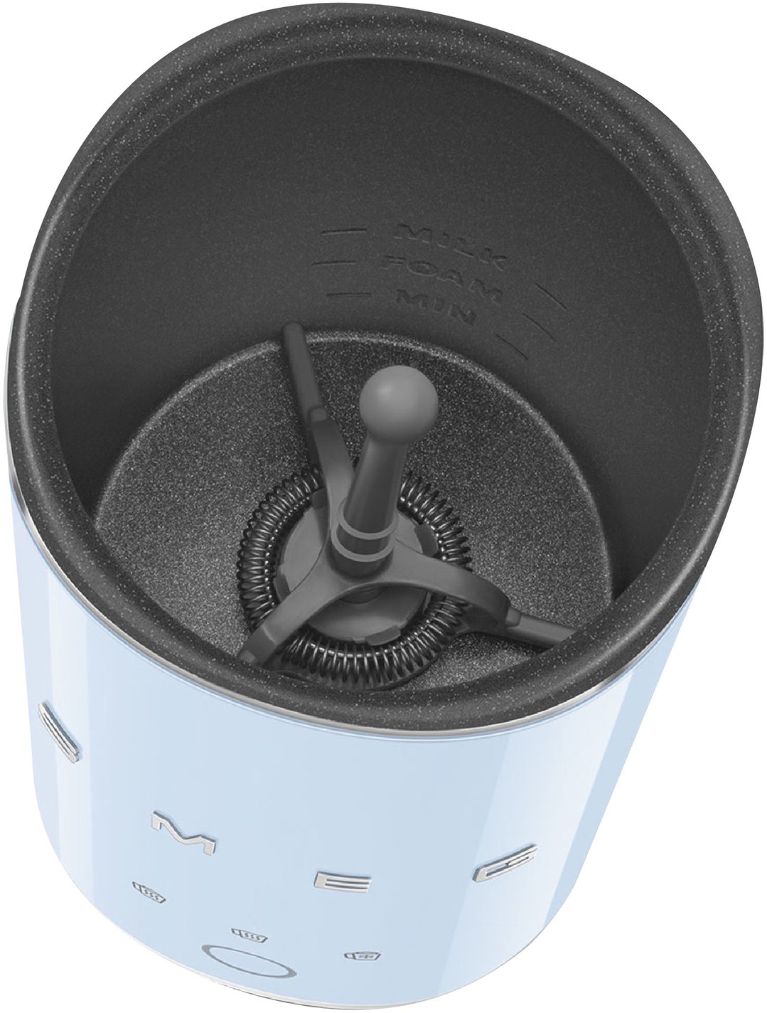Smeg 50's Style Retro Milk Frother - Pastel Blue MFF02PBAU