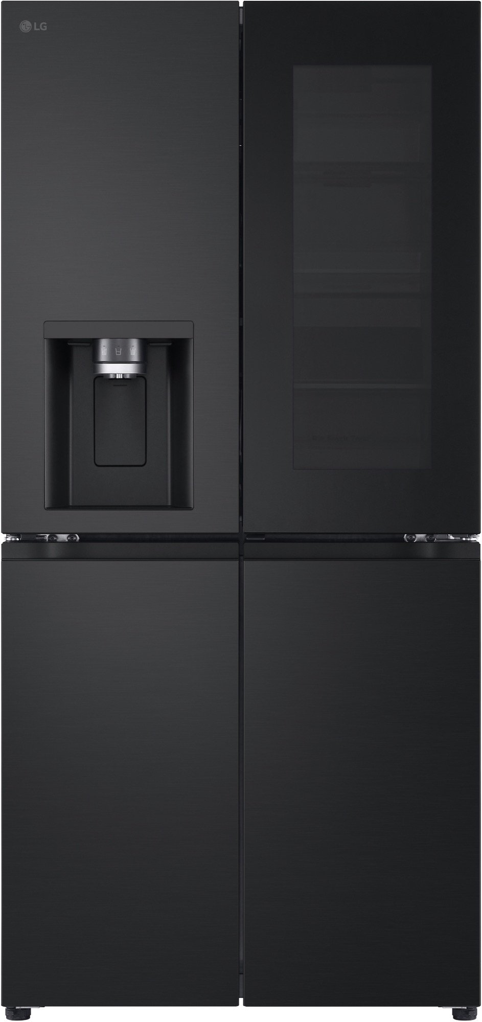 LG 508L Slim French Door Fridge in Matte Black Finish GF-V500MBLC