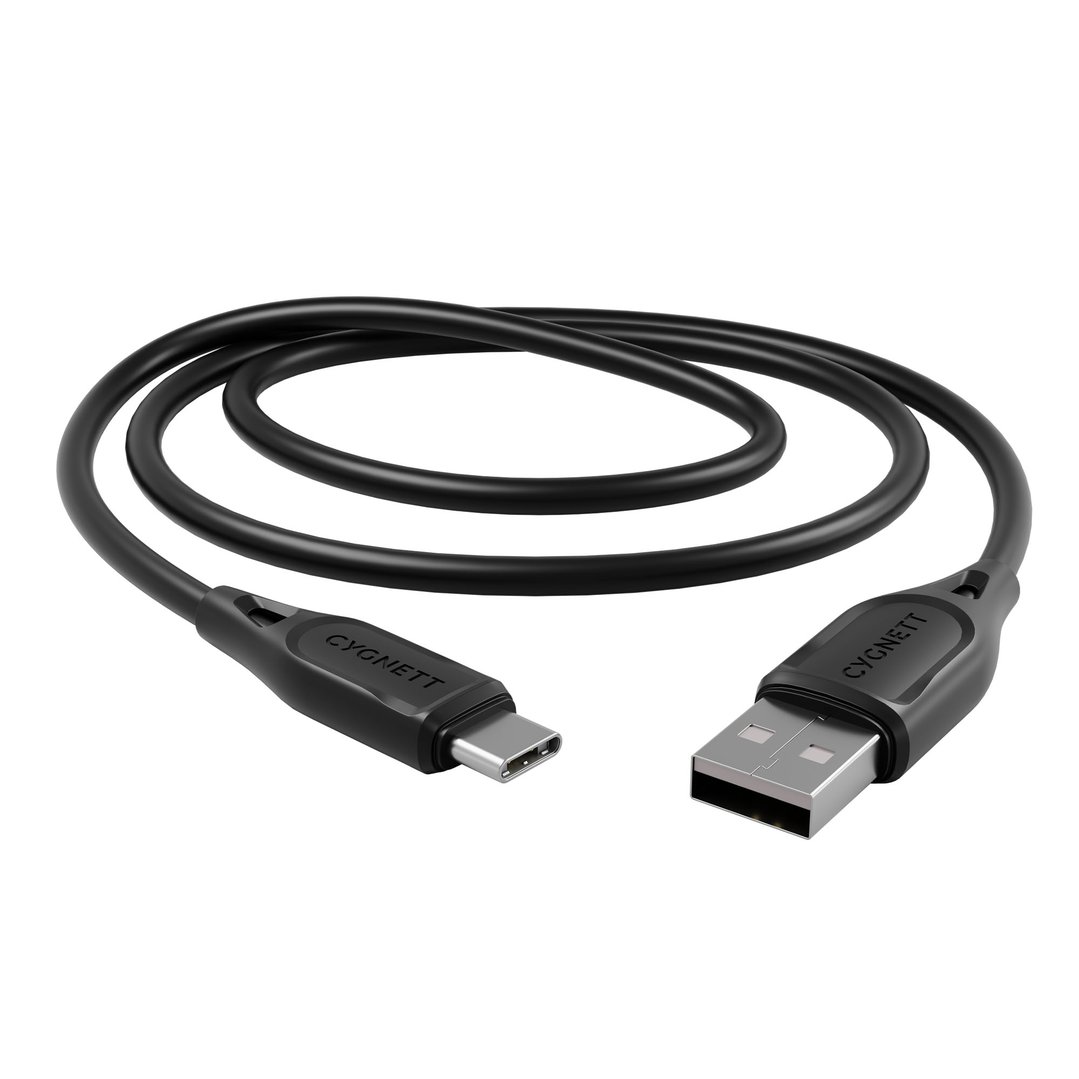 Cygnett Essentials USB-C To USB-A Cable 2m - Black CY4689PCUSA