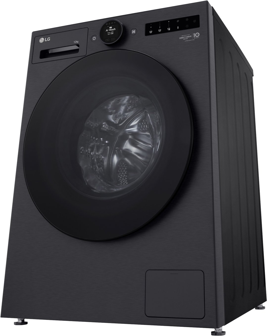 LG 12kg Series 9 Front Load Washer Matte Black - Steam+ WX9-1412MB
