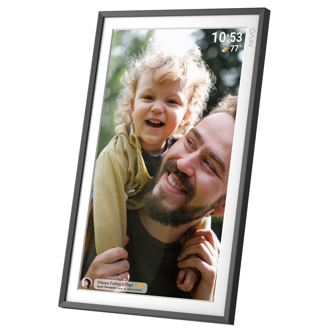 Frameo 15.6" FHD WiFi Photo & Video Frame 64GB. NIVO06103 - Bing Lee ...