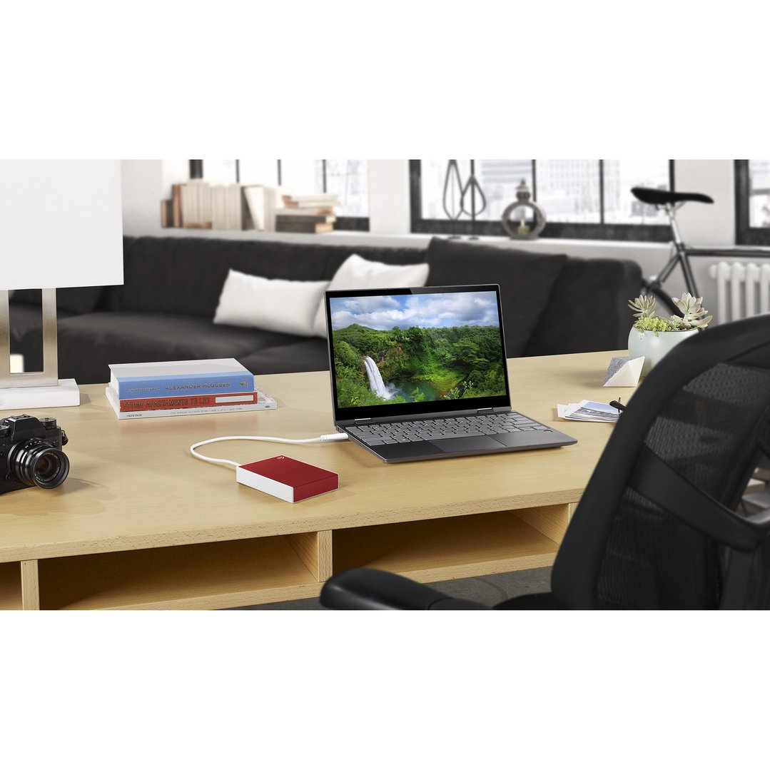 Seagate One Touch 2TB Portable Hard Drive - Red STKY2000403