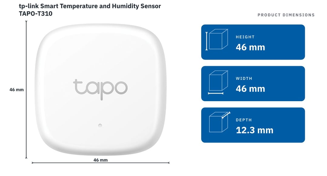 tp-link Smart Temperature and Humidity Sensor TAPO-T310