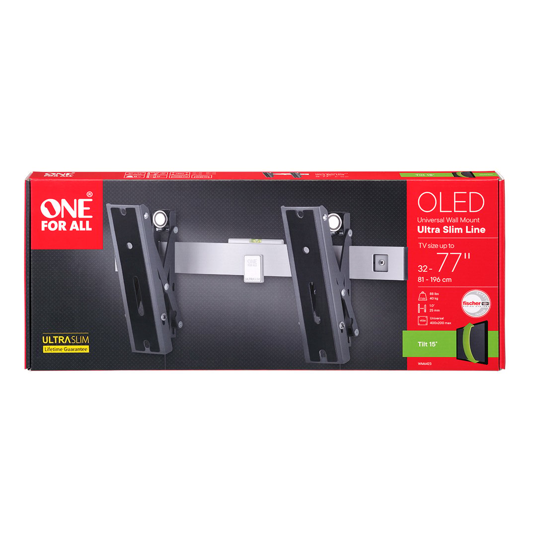 One For All 32-77" Tilting OLED TV Wall Mount WM6423