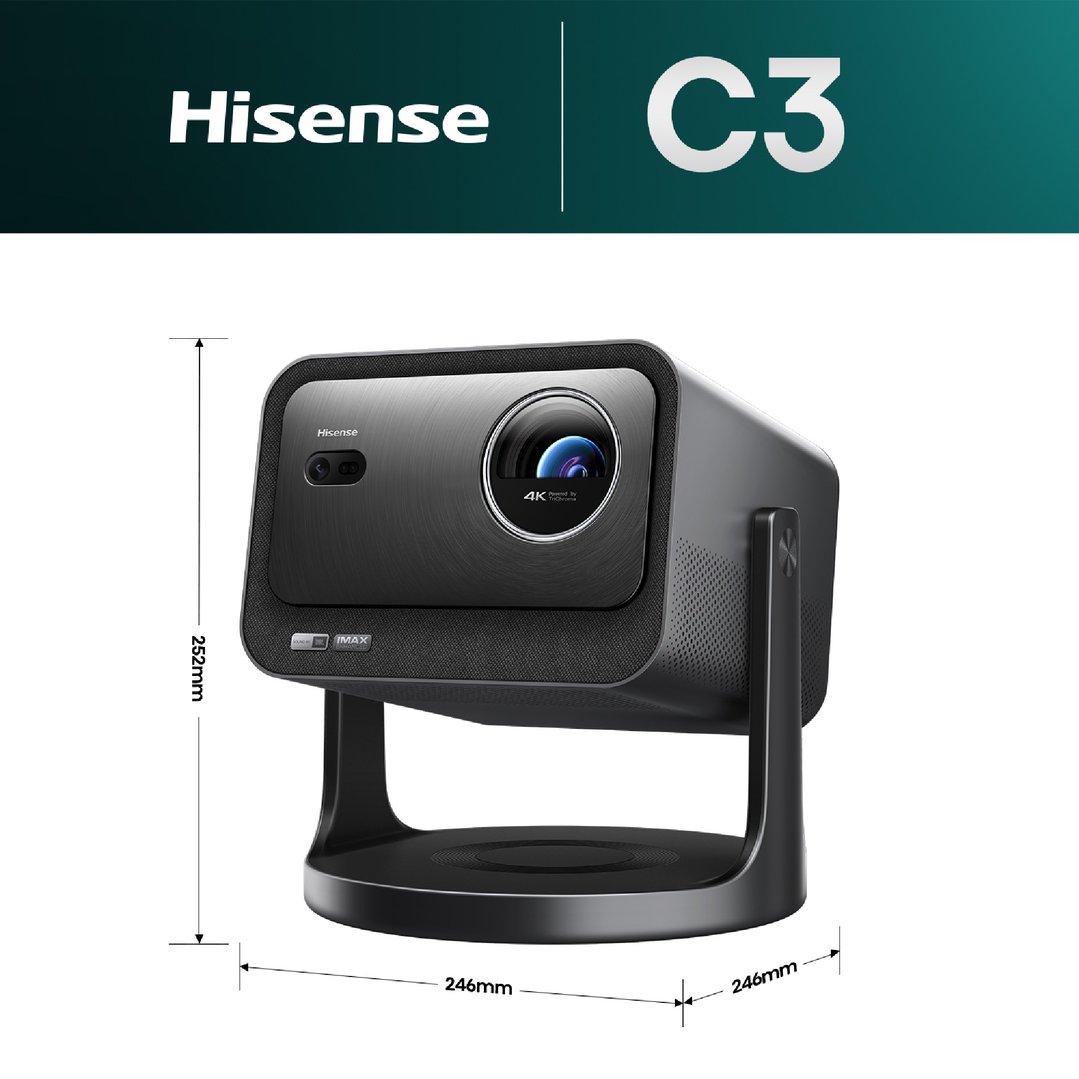 Hisense 65''-300'' 4K Triple Laser Projector (2026) C3