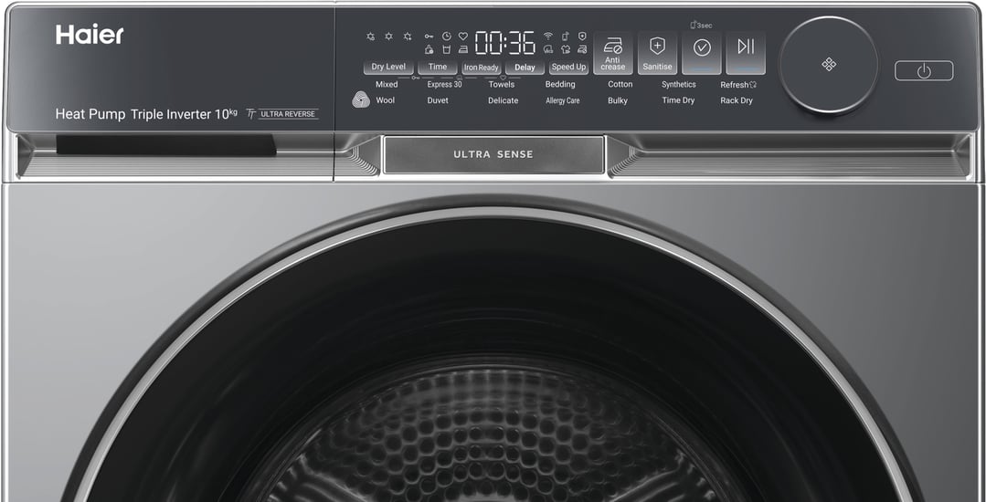 Haier 10kg 500 Series Dark Heat Pump Dryer HDHP10DB1