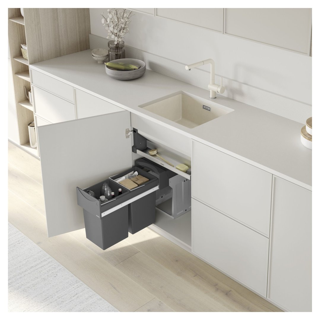 BLANCO Orga Shelf 60 H for hinged doors in a modern kitchen setting