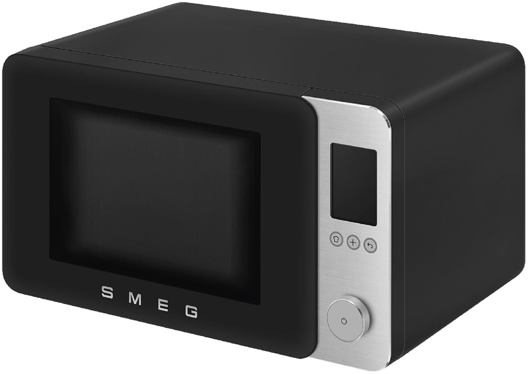 Smeg 27L Combi Microwave Oven - Matte Black MOC02BLMAU