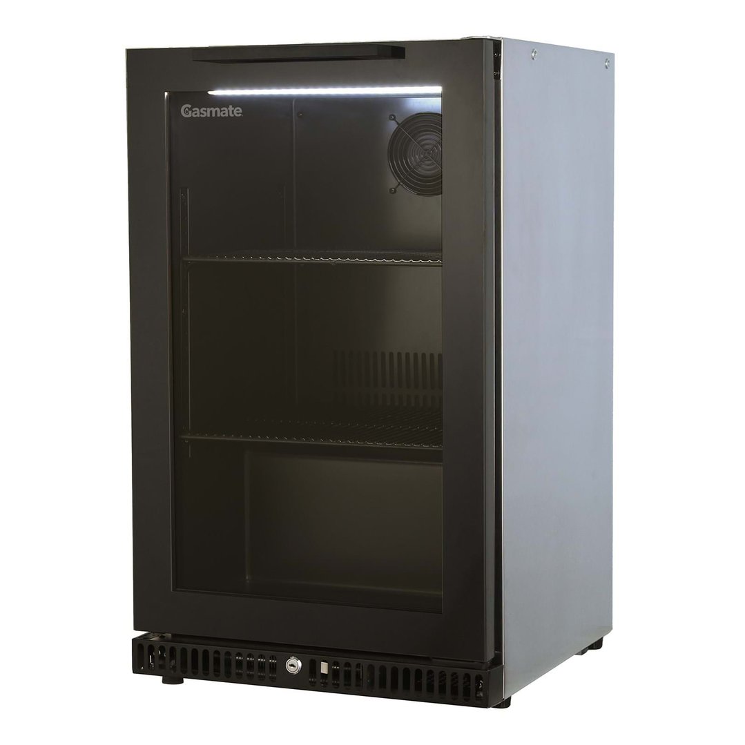 Gasmate 1 Door Premium Bar Fridge 97L - Black Interior BFR1088-101