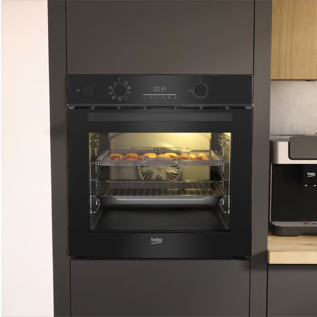 Beko 60cm Aeroperfect™ & Pyrolytic Cleaning Built-In Oven BBO6851PDX1