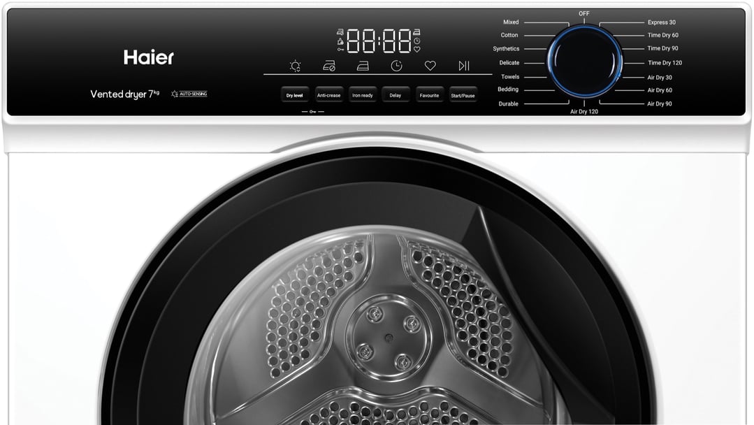 Haier 7kg Sensor Vented Dryer HDV70AWW1