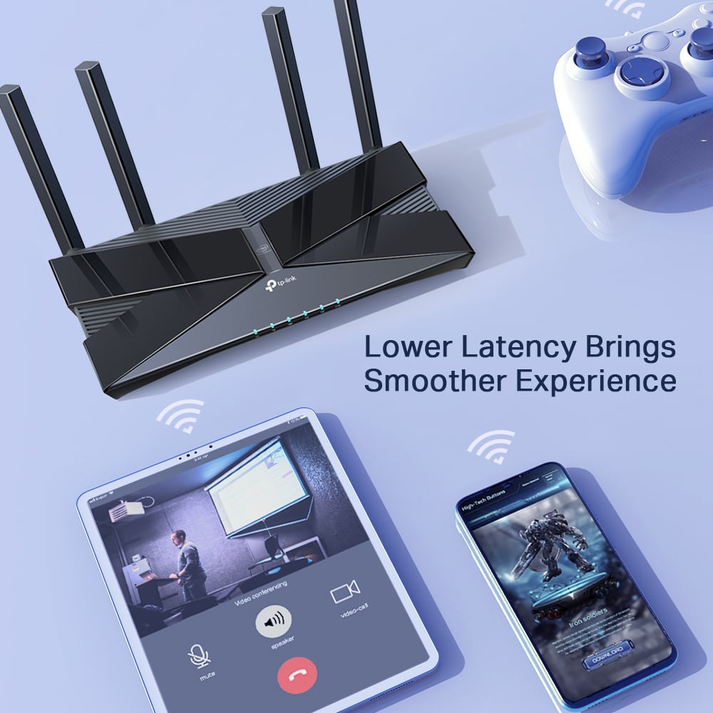 tp-link AX3000 Dual Band Gigabit Wi-Fi 6 Router AX50