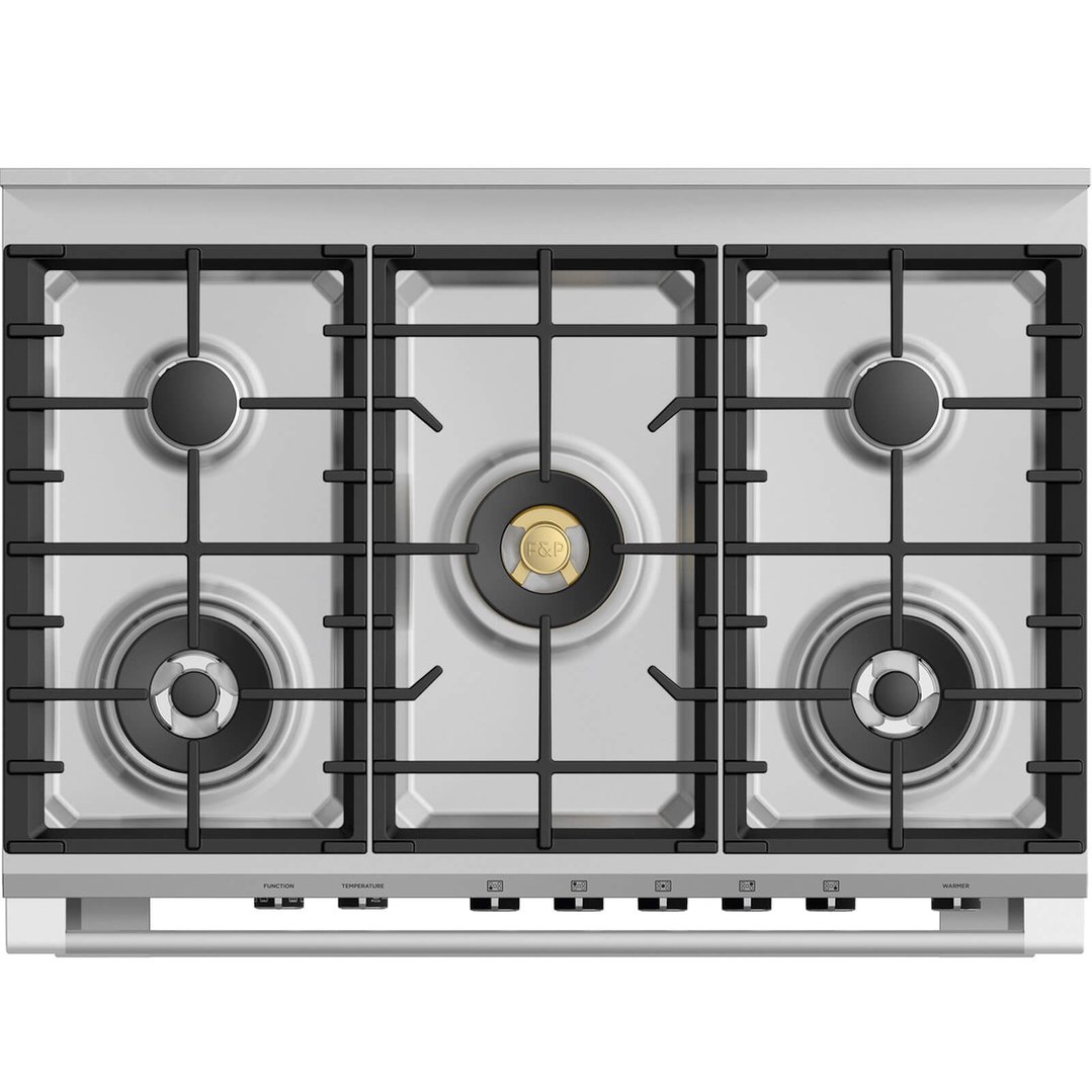 Fisher & Paykel 90cm Series 9 Classic 5 Burner Dual Fuel Pyrolytic Cooker OR90SCG6R1