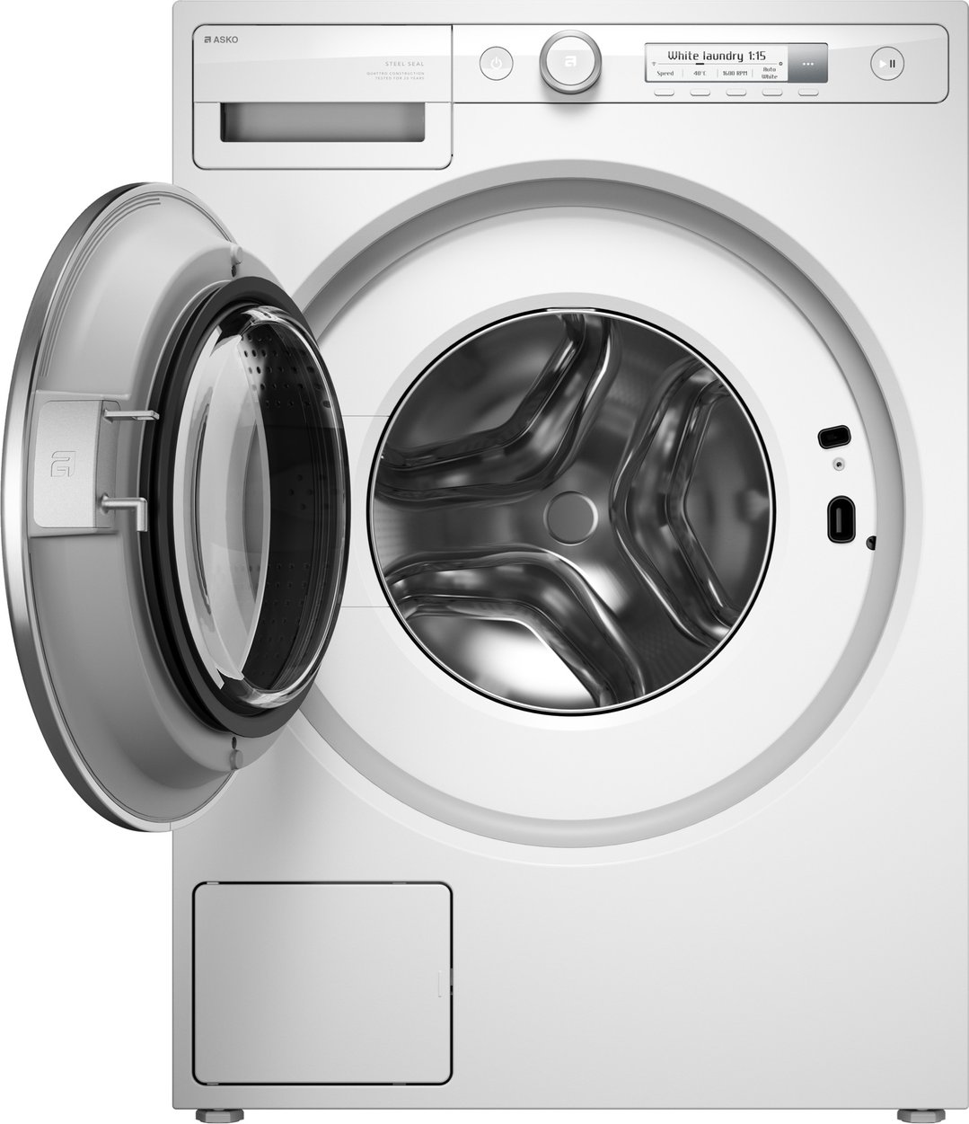 ASKO 8kg Logic Steel Seal™ Front Load Washing Machine - White W3086CWAU