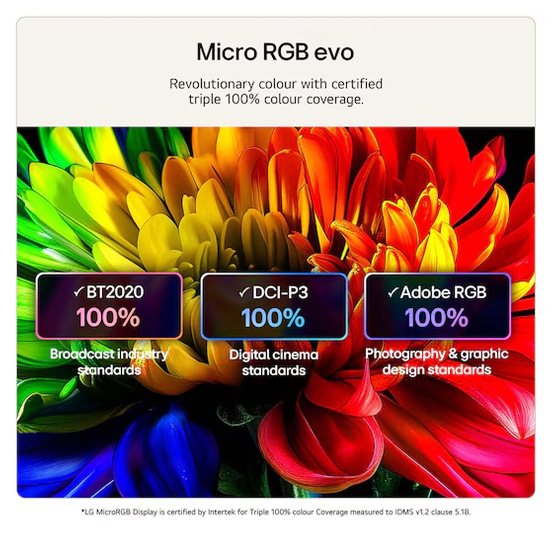 LG 86" MRGB96B Micro RGB EVO AI 4K Smart TV (2026) 86MRGB96BSA