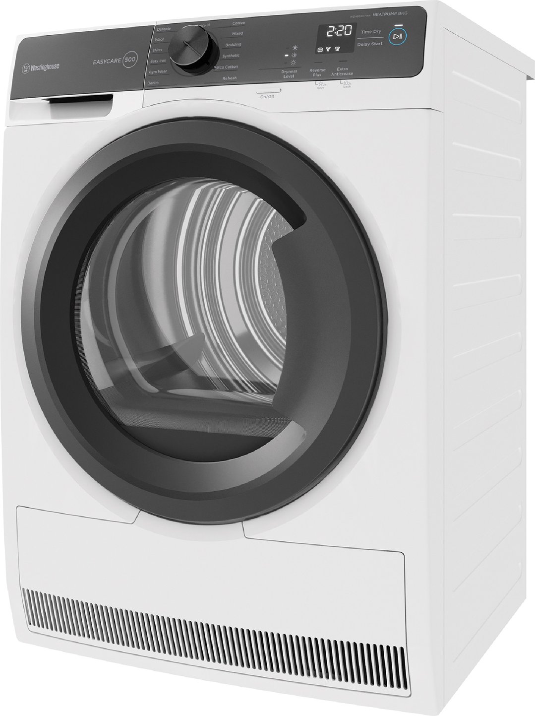 Westinghouse 8kg EasyCare 500 Series Heat Pump Dryer WDH804N7WA
