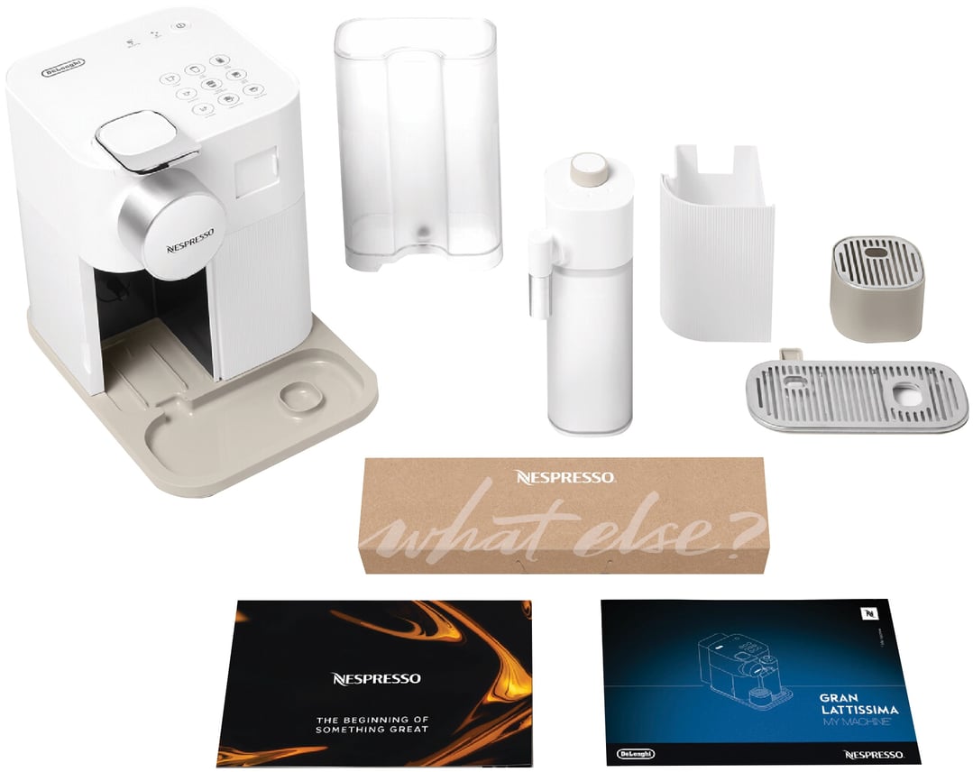Delonghi Gran Lattissima Automatic Capsule Coffee Machine White EN640W