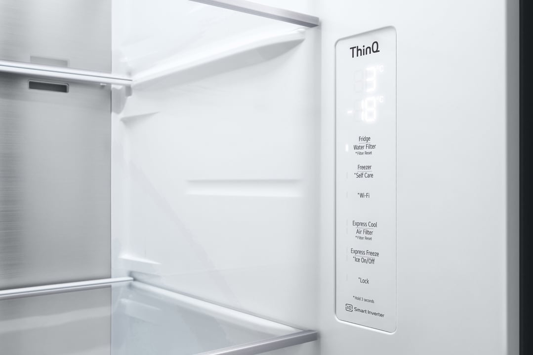 LG 635L Side by Side Fridge in Matte Black Finish GS-L600MBL