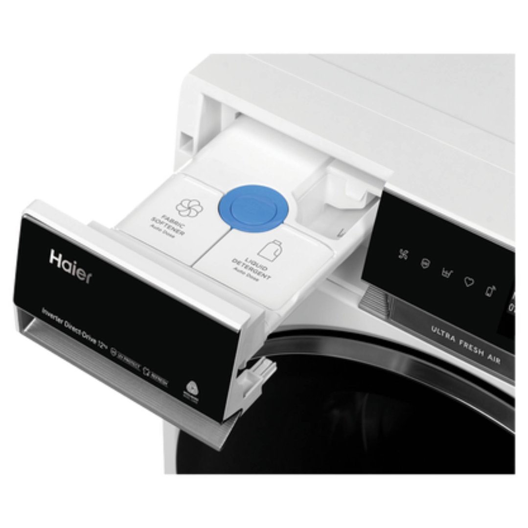Haier 12kg 600 Series Front Loader Washing Machine White HWF12PXW2