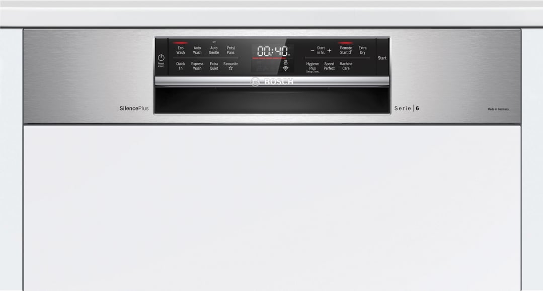 Bosch Series 6 60cm Semi-integrated Dishwasher SMI6HCS01A