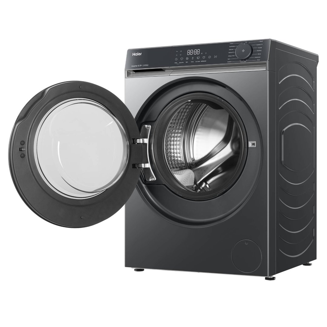 Haier 8.5kg 300 Series Front Load Washing Machine - Black HWF85KB1