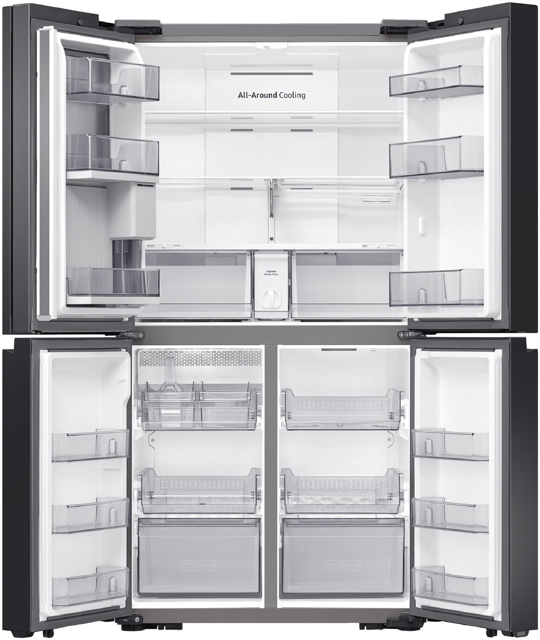 Samsung 648L BESPOKE Cotta White French Door Refrigerator with Internal Beverage Centre™ SRFX7600W