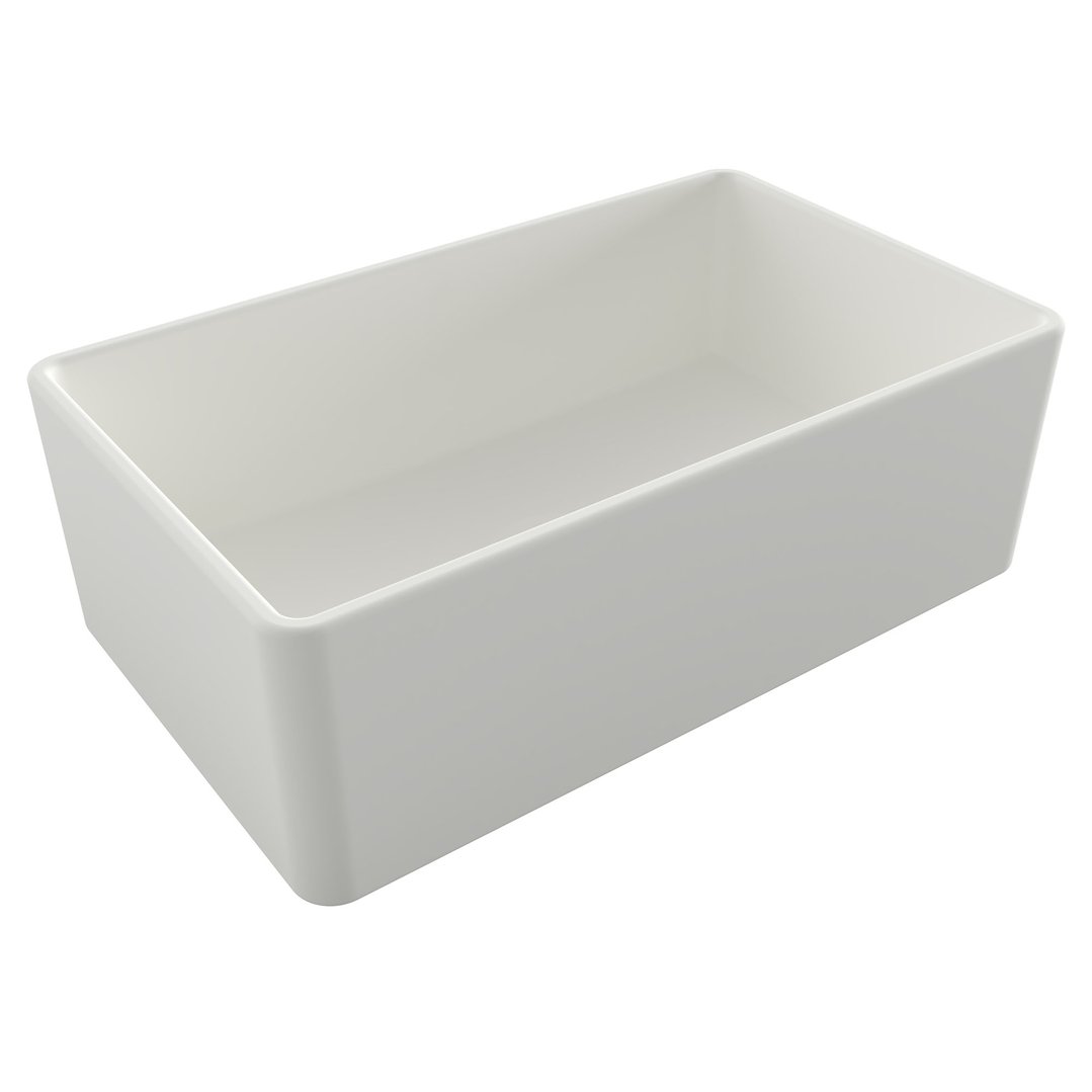 Turner Hastings Novi 75x46 Fireclay Butler Sink - Matte White NO753FS-MW