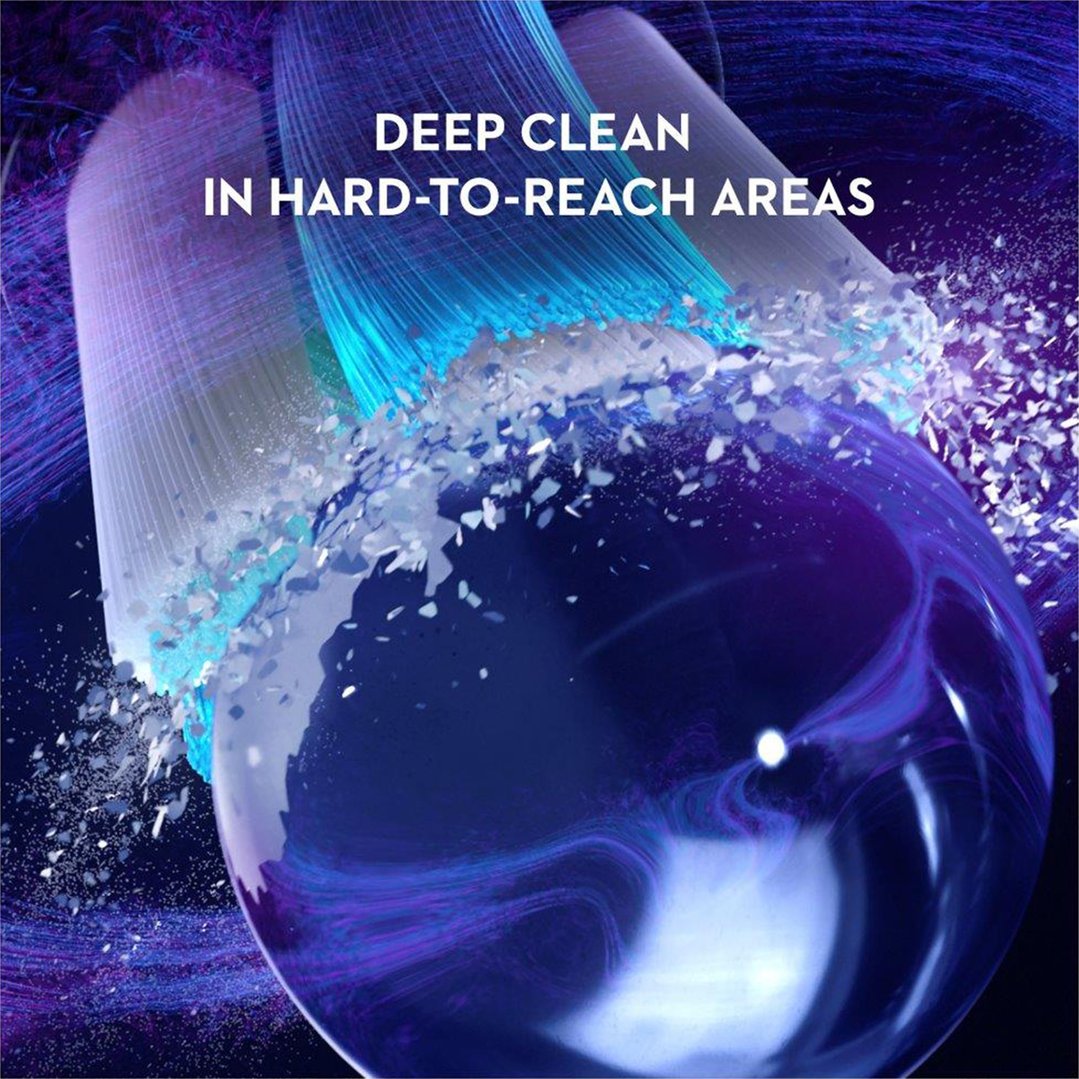 Oral-B IO Clean Brush Heads Black 4 Pack IOHEADSBLACK4