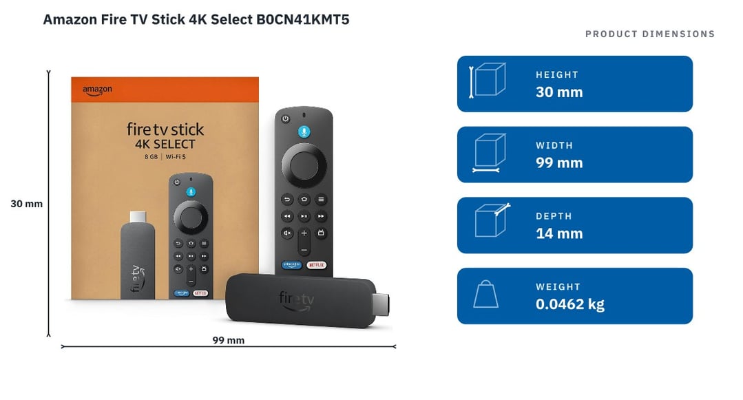 Amazon Fire TV Stick 4K Select B0CN41KMT5