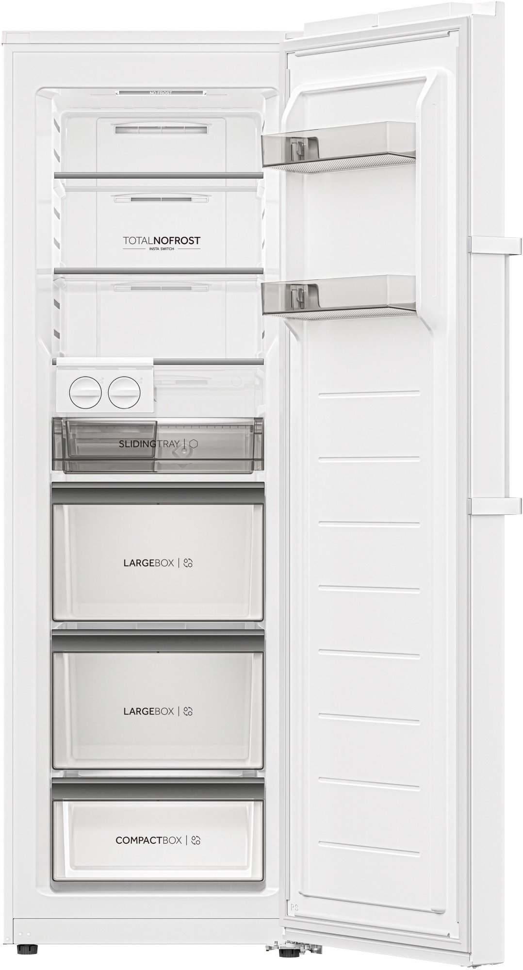 Haier 272L 300 Series White Vertical Freezer HVF275DW
