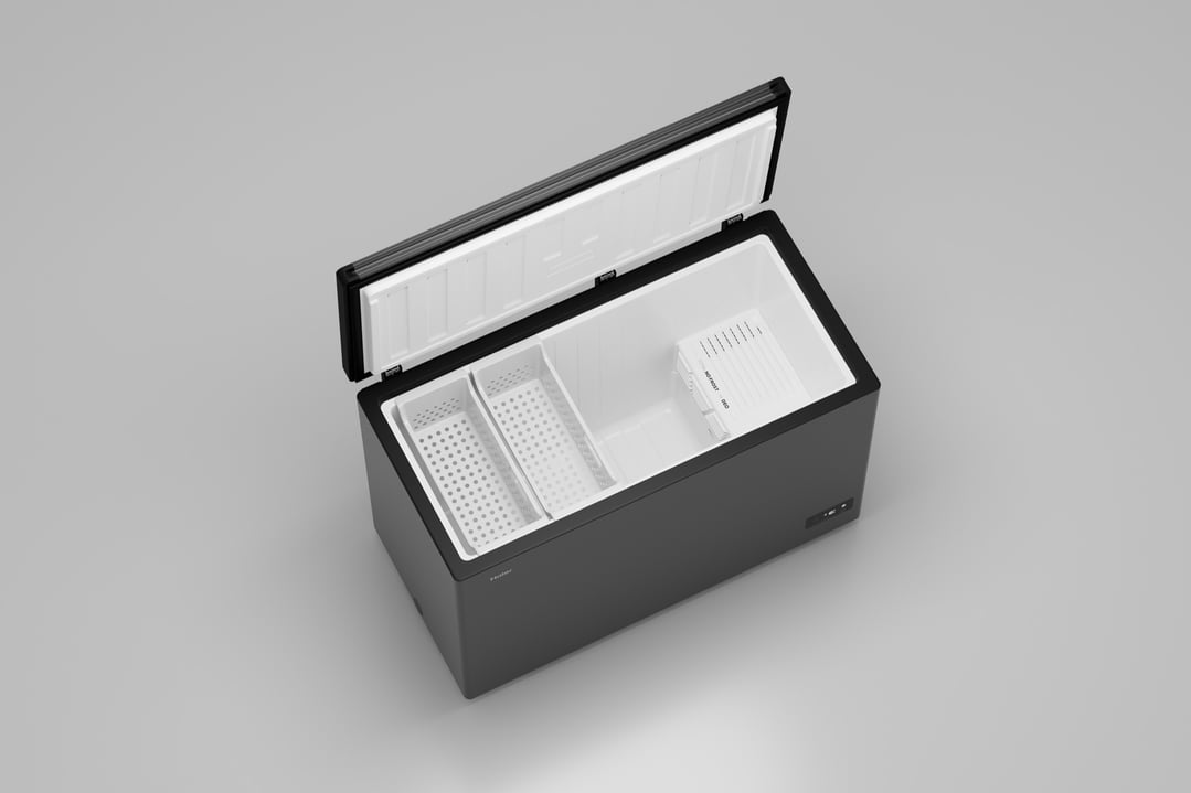 Haier 294L 500 Series Hybrid Frost Free Chest Freezer Grey HCF300FI