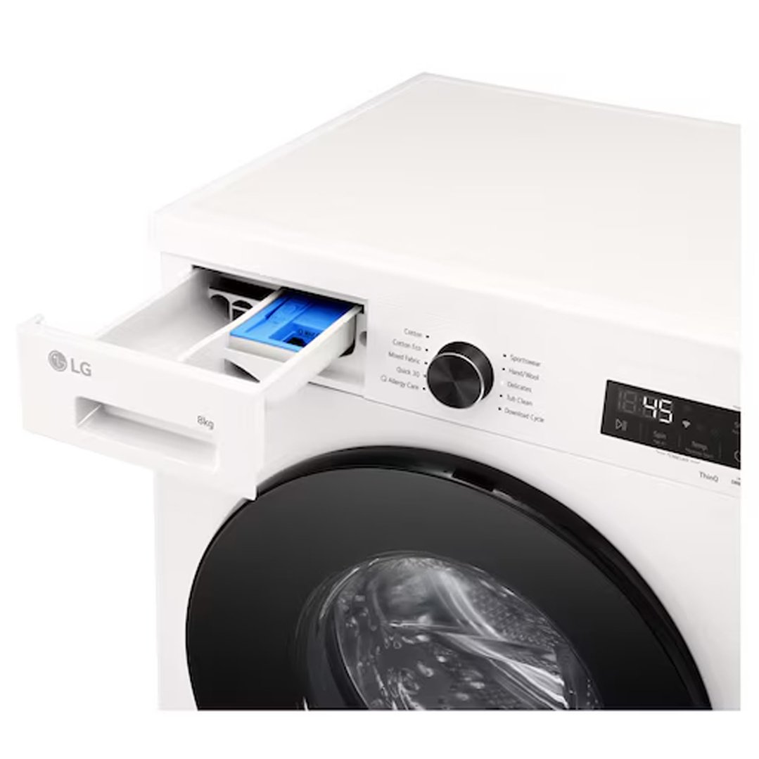 LG 8kg Series 1 Front Load Washer - Steam WV1-1208WX