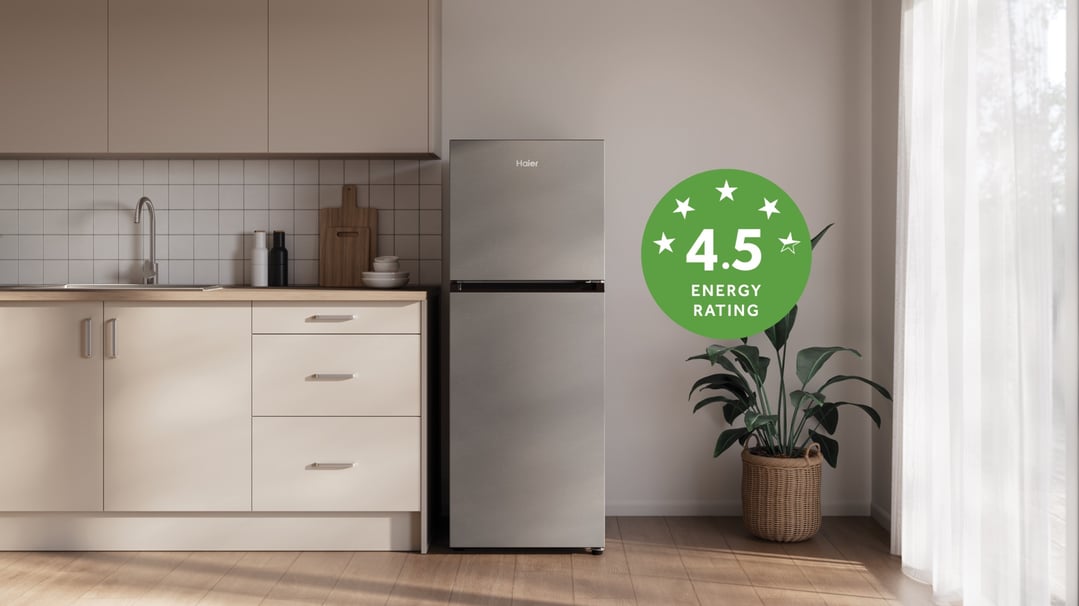 Haier 208L 300 Series Refrigerator Satina Top Freezer HRF210TS