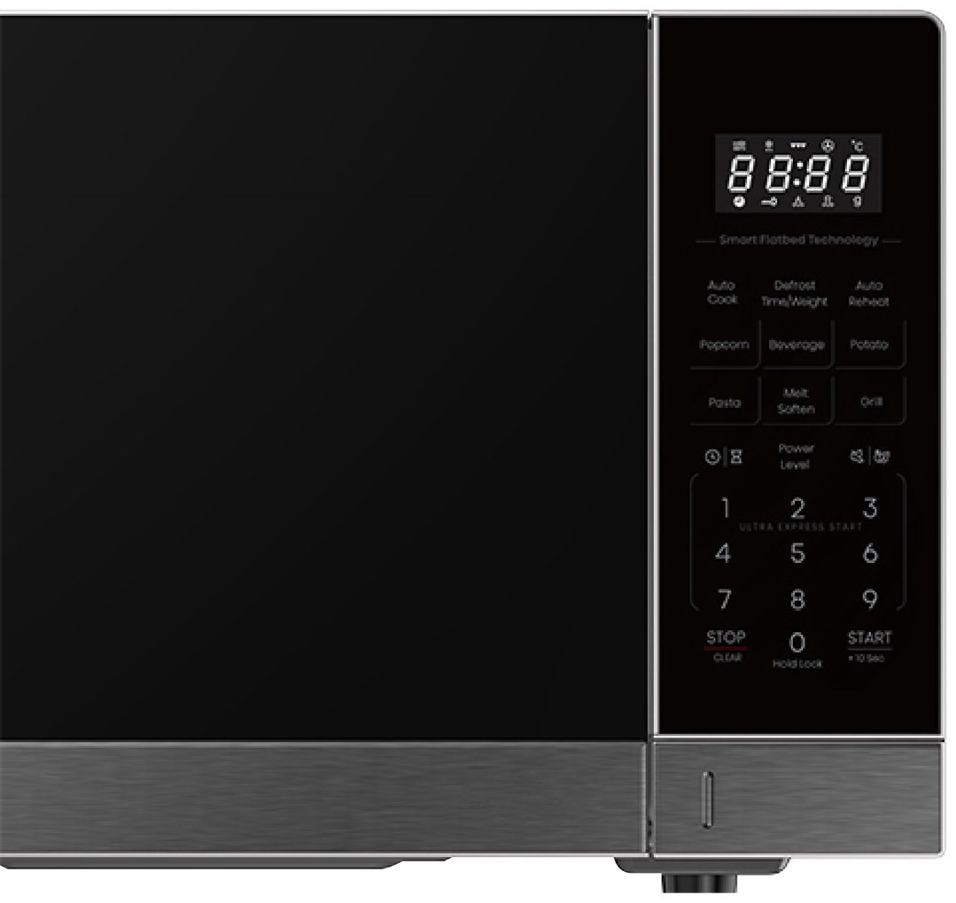 Hisense 30L 1000W Inverter Dark Stainless Flatbed Microwave w/ Grill HMBS3010PFG