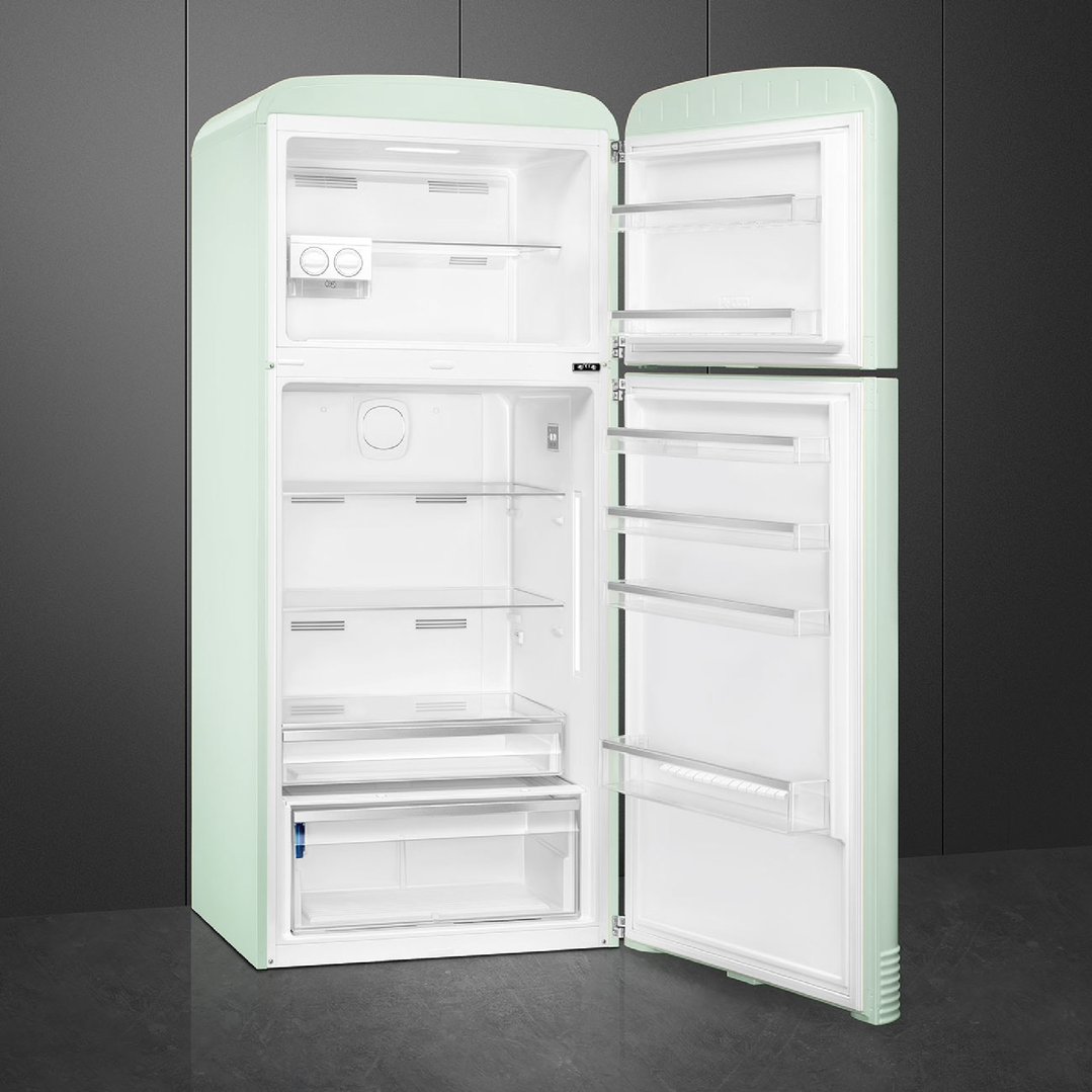 Smeg FAB 50 50’S Style Retro Refrigerator, Right Hand - Pastel Green FAB50RPG5AU