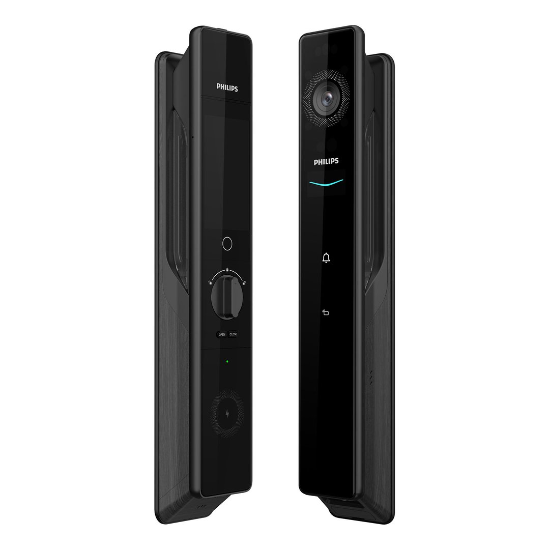 Philips 9000 Series Palm and Face Recognition Smart Lock - Black DDL902-MFVP-11HWS-B