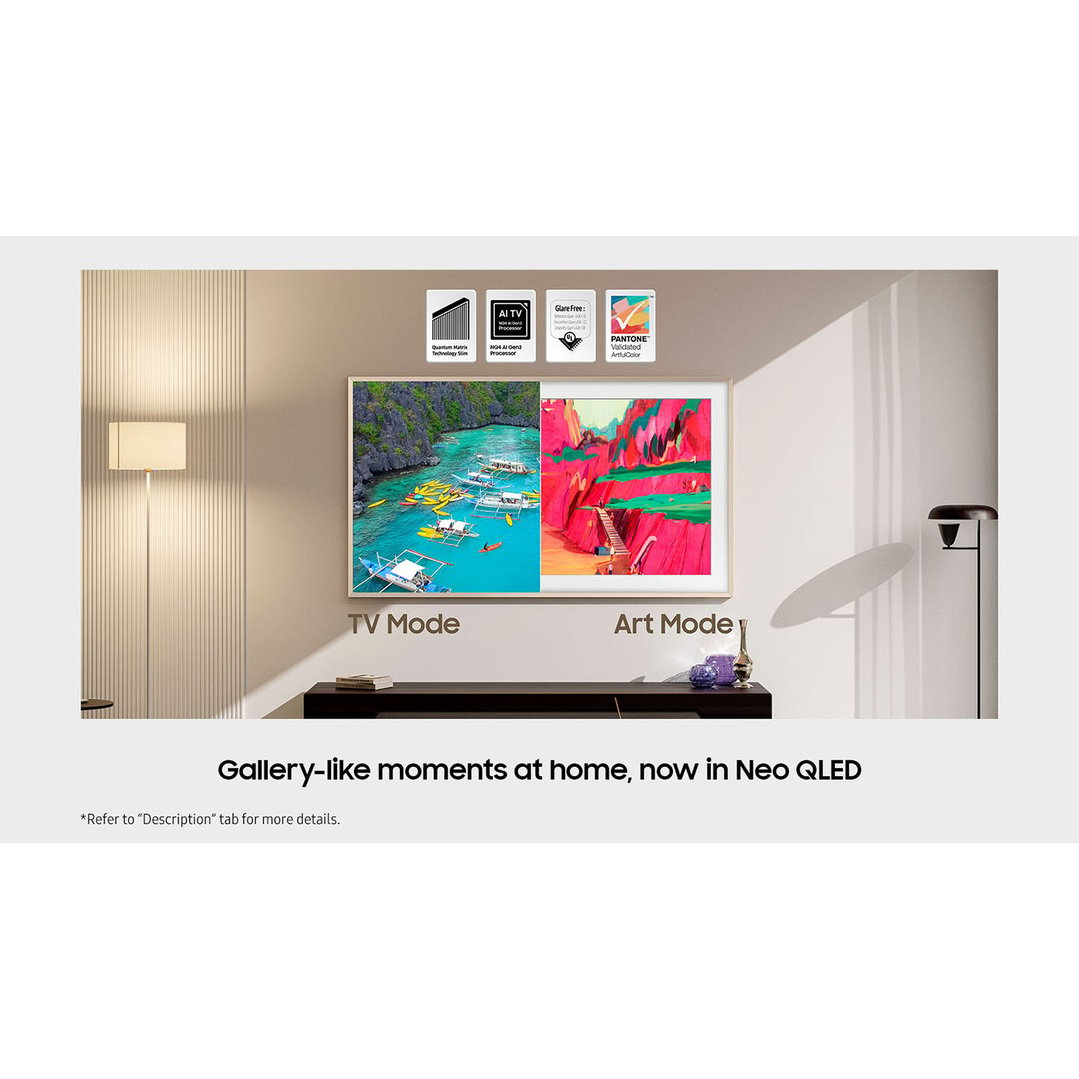 Samsung 85" The Frame Pro NeoQLED 4K MiniLED TV 2025 QA85LS03FWWXXY