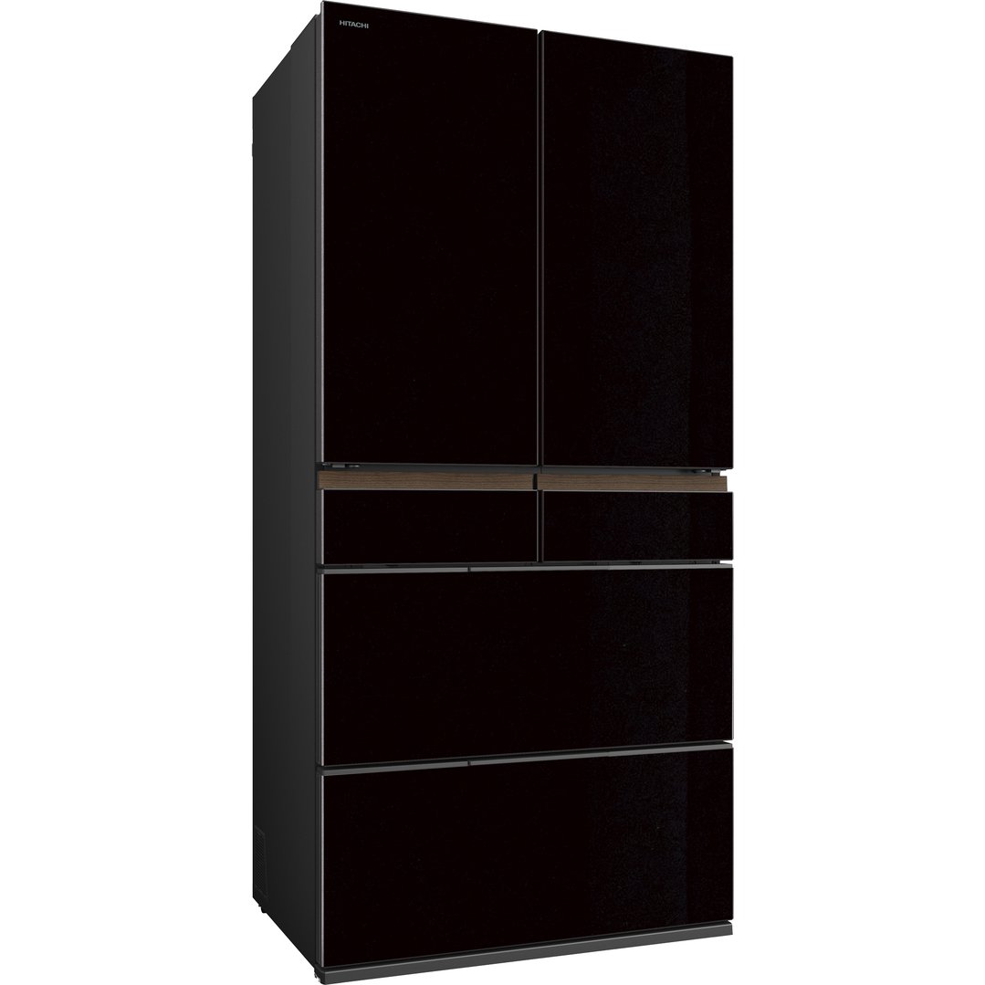 Hitachi 670L Multi Door Fridge - Crystal Black R-GW670TAXK