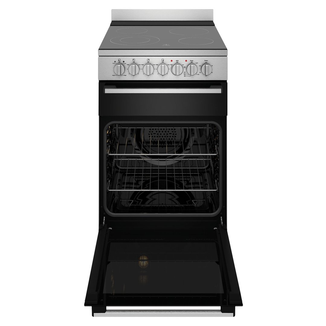 Westinghouse 54cm freestanding electric oven and ceramic cooktop