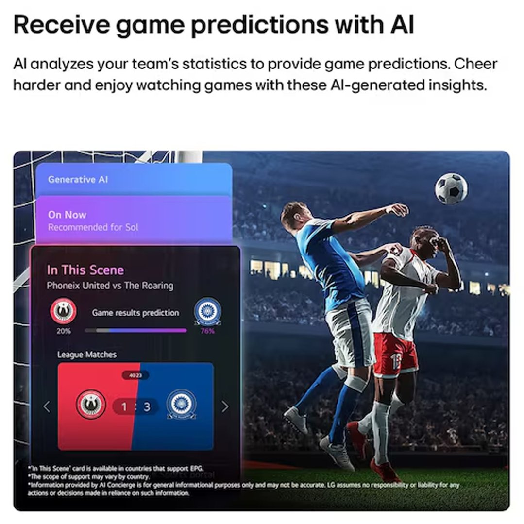 LG 98" NANO 4K UHD AI NU85 Smart TV (2026) 98NU855BPSB