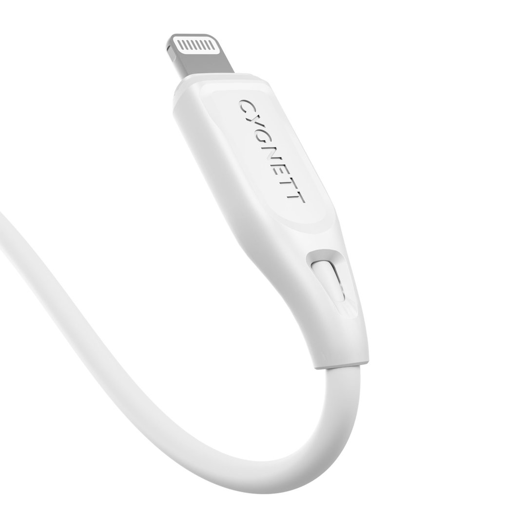 Cygnett Essentials Lightning To USB-A Cable 2m - White CY4702PCCAL