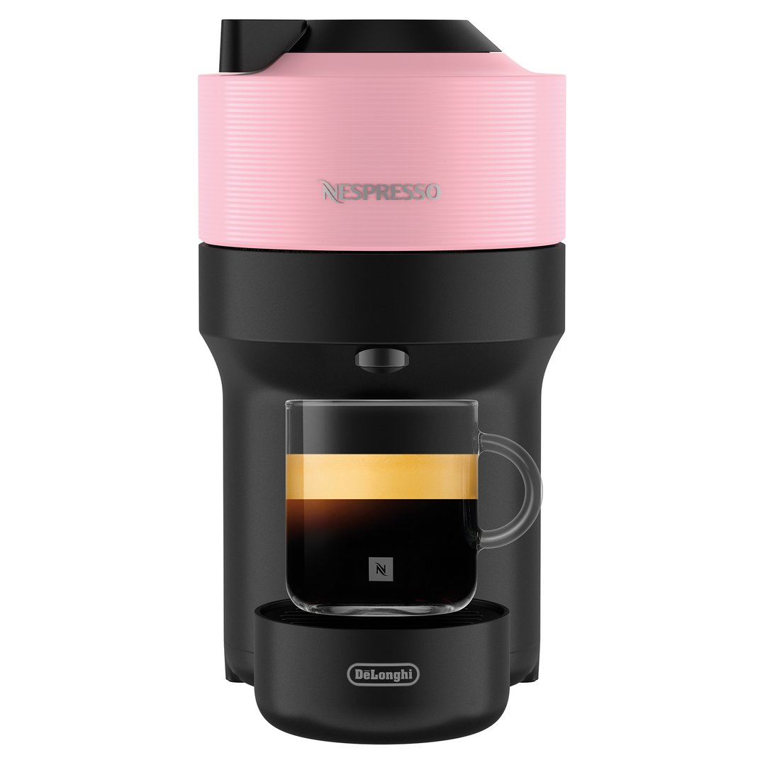 Delonghi Vertuo Pop Nespresso Capsule Coffee Machine Pink Value Pack ENV90PAEPACK26