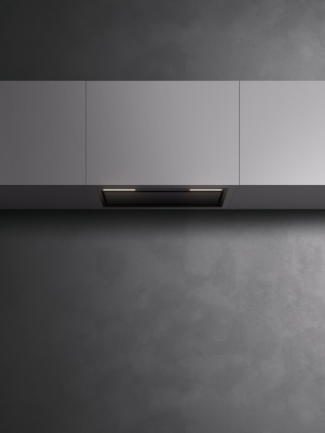 Falmec Gruppo Incasso Plus - 80cm Undermount Stainless Black F3GI80B2