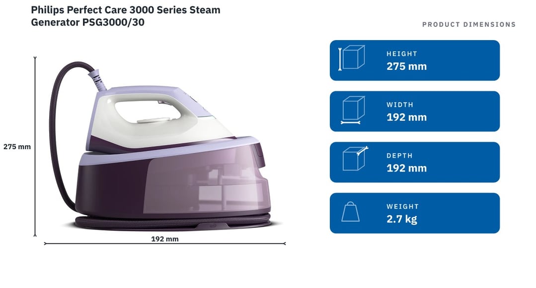 Philips Perfect Care 3000 Series Steam Generator PSG3000/30
