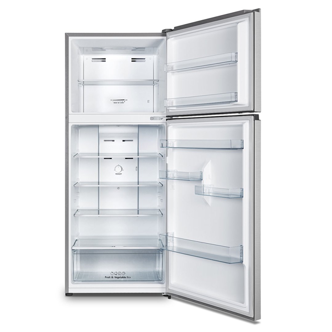 Hisense Silver 424L Top Mount Fridge HRTF424S