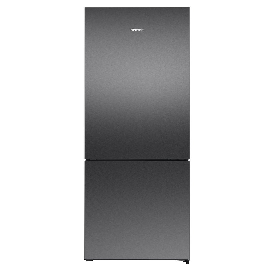 Hisense 417L Bottom Mount Refrigerator, Dark Stainless Steel HRBM418E